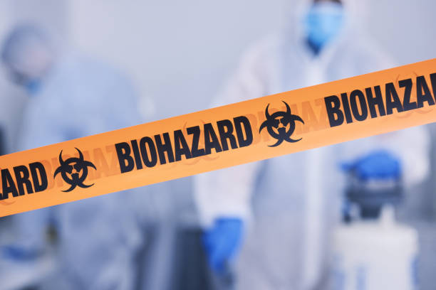 Professional Infectious Disease Decontamination technician working in Scott Air Force Base, IL
